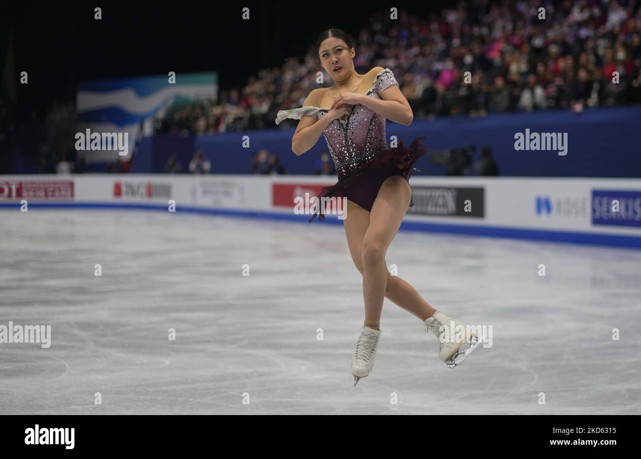 Young you from South Korea durante la finale Womens, al Sud de France Arena, Montpellier, Francia il 25 marzo 2022. (Foto di Ulrik Pedersen/NurPhoto) Foto Stock