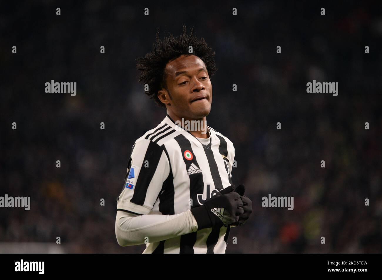 Juan Cuadrado della Juventus FC durante la Serie A Football match tra Juventus FC e Internazionale allo Stadio Allianz, il 3 aprile 2022 a Torino (Foto di Alberto Gandolfo/NurPhoto) Foto Stock