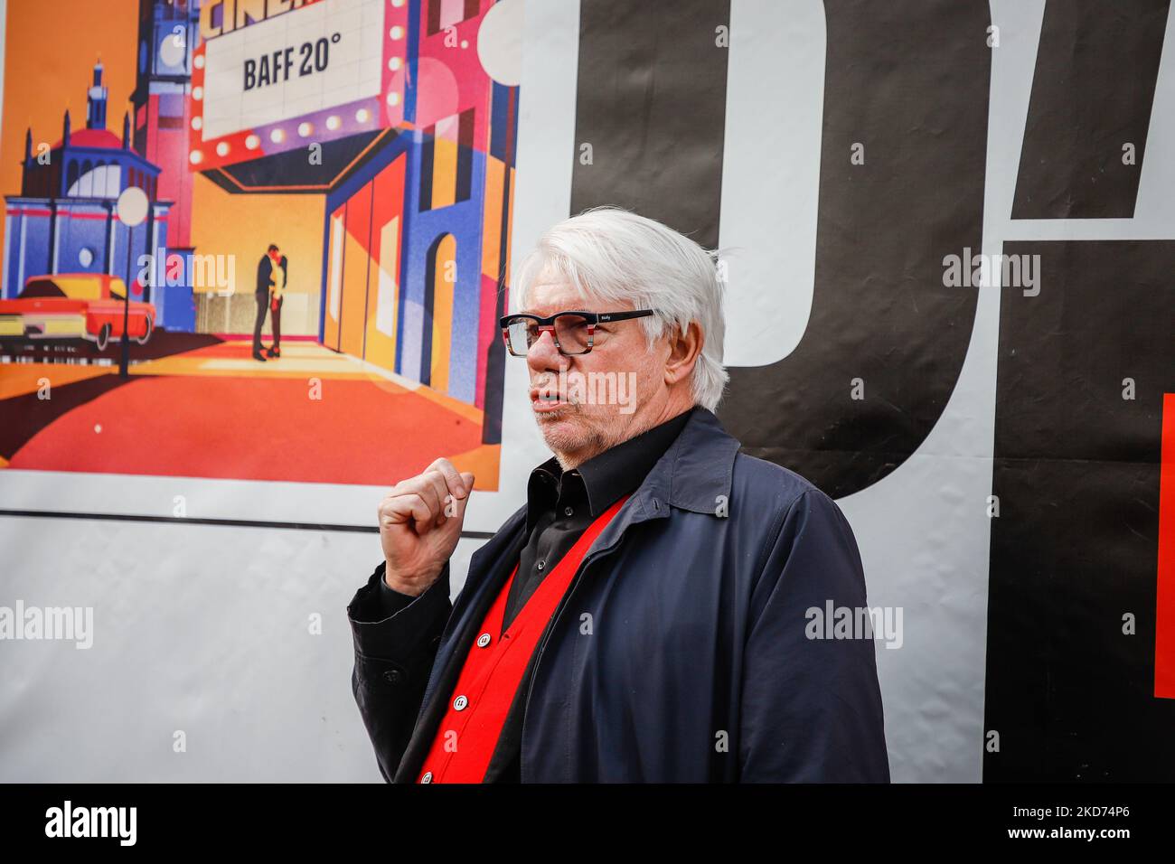 Ricky Tognazzi ospite al Baff durante le News Ricky Tognazzi ospite al Baff, Busto Arsizio Film Festival il 07 aprile 2022 al Busto Arsizio di Busto Arsizio (Foto di Roberta Corradin/LiveMedia/NurPhoto) Foto Stock