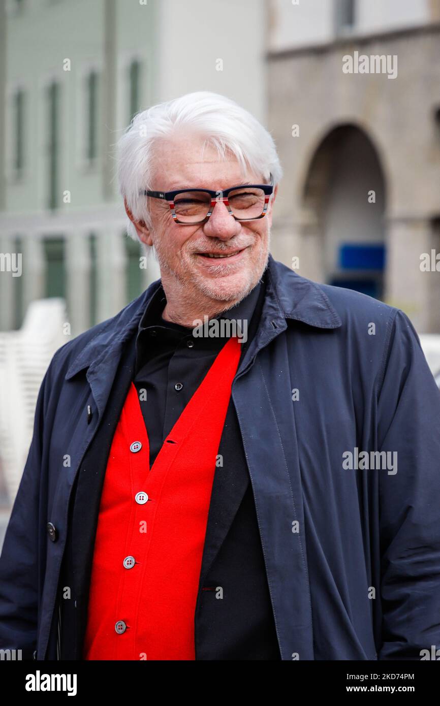 Ricky Tognazzi ospite al Baff durante le News Ricky Tognazzi ospite al Baff, Busto Arsizio Film Festival il 07 aprile 2022 al Busto Arsizio di Busto Arsizio (Foto di Roberta Corradin/LiveMedia/NurPhoto) Foto Stock