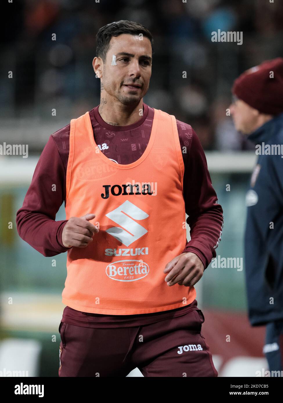 Armando Izzo durante la Serie A match tra Torino e Milano, a Torino, il 10 aprile 2022 (Photo by Loris Roselli/NurPhoto) Foto Stock