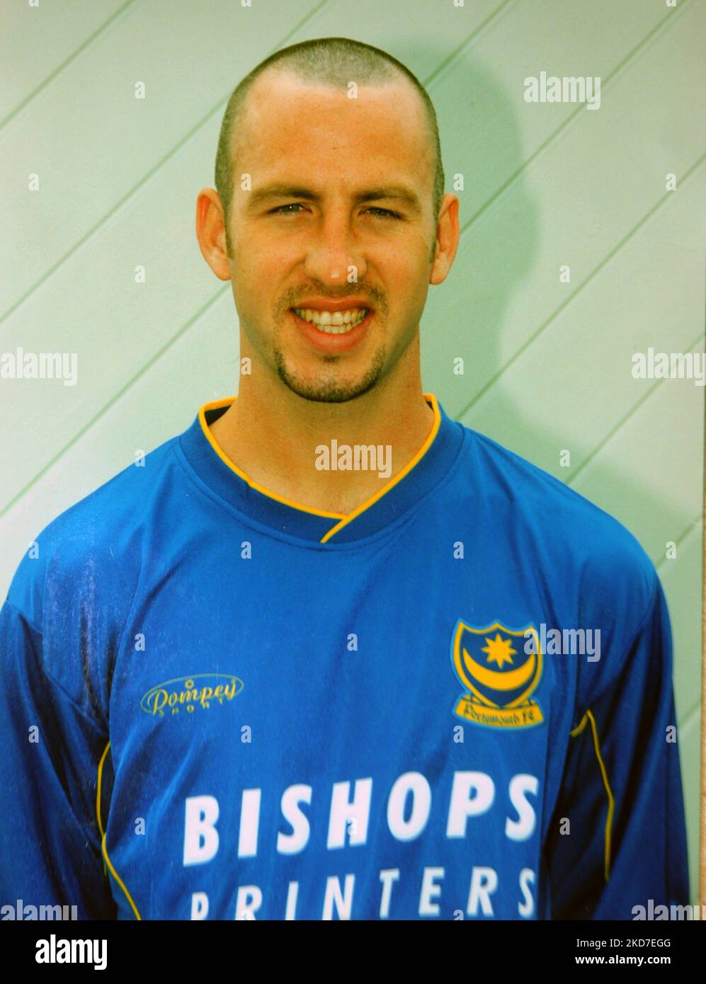 PORTSMOUTH FC, 2000 SHAUN DERRY PIC MIKE WALKER, 2000 Foto Stock