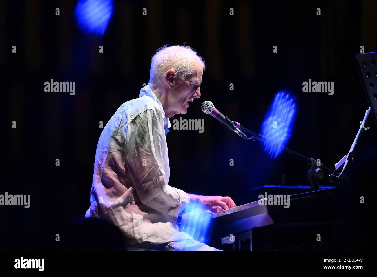 Peter Hammill durante il concerto del Van Der Graaf Generator, all'Auditorium Parco della Musica, 3th maggio, Roma. (Foto di Domenico Cippitelli/LiveMedia/NurPhoto) Foto Stock