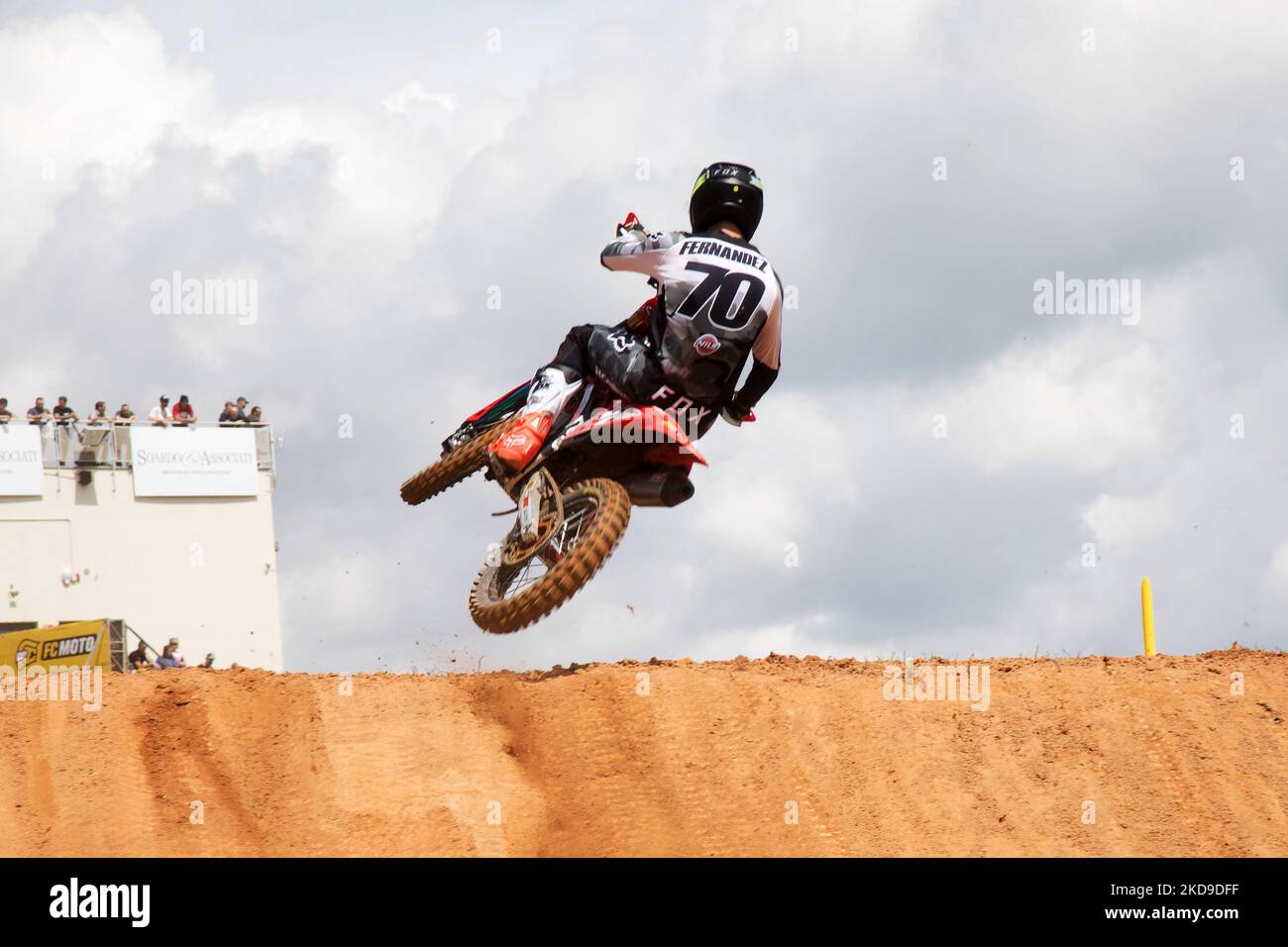 70 RUBEN FERNÃNDEZ GARCIA (Honda 114 Motorsports) durante il Motocross 2022 MXGP d'Italia il 07 maggio 2022 al Parco Maggiora di Maggiora (NO) (Photo by Valerio Origo/LiveMedia/NurPhoto) Foto Stock