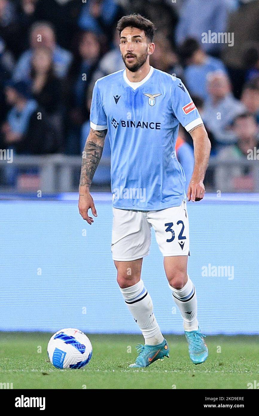 Danilo Cataldi della SS Lazio durante la Serie A match tra SS Lazio e UC Sampdoria il 7 maggio 2022 a Roma. (Foto di Giuseppe Maffia/NurPhoto) Foto Stock