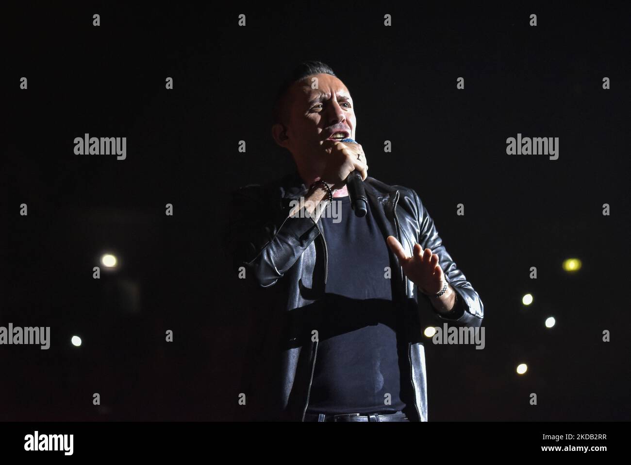 Francesco Silvestre della Moda durante il concerto dal vivo â€œBuona Fortuna Tourâ€ al Palazzo dello Sport di Roma&#XA;26 maggio 2022&#XA; (Foto di Roberto Bettacchi/SportReporter/LiveMedia/NurPhoto) Foto Stock