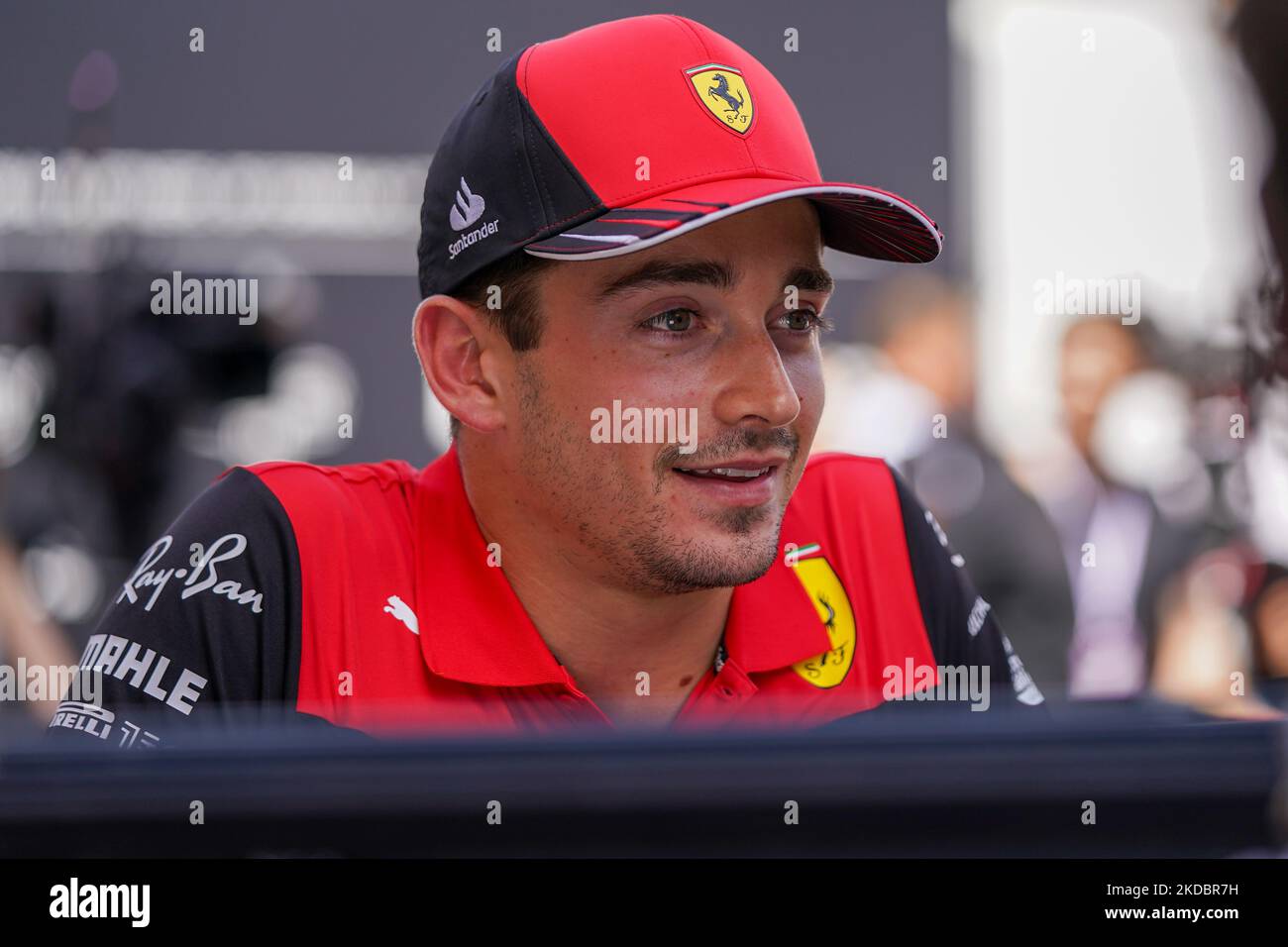 Charles Leclerc di Monaco alla guida della (16) Scuderia Ferrari F1-75 Ferrari 066/7 durante il Gran Premio di Formula 1 De Monaco il 27-28 maggio 2022 a Montecarlo, Monaco. (Foto di Alessio Morgese/NurPhoto) Foto Stock