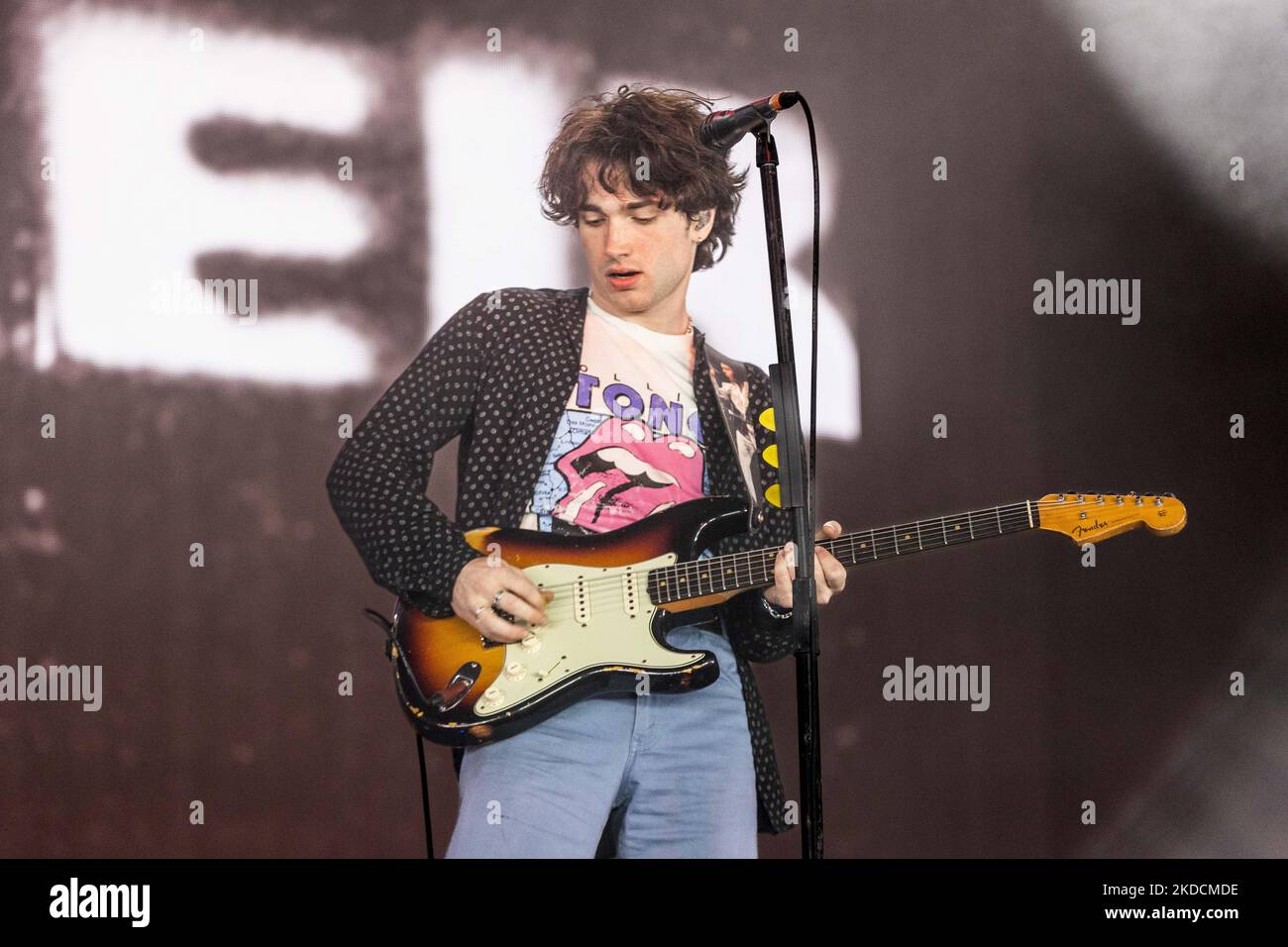 LANDGRAAF, PAESI BASSI - 19 GIUGNO: Inhaler si esibirà dal vivo al Pinkpop Festival 2022 il 19 giugno 2022 a Megaland Landgraaf, Paesi Bassi. (Foto di Roberto Finizio/NurPhoto) Foto Stock