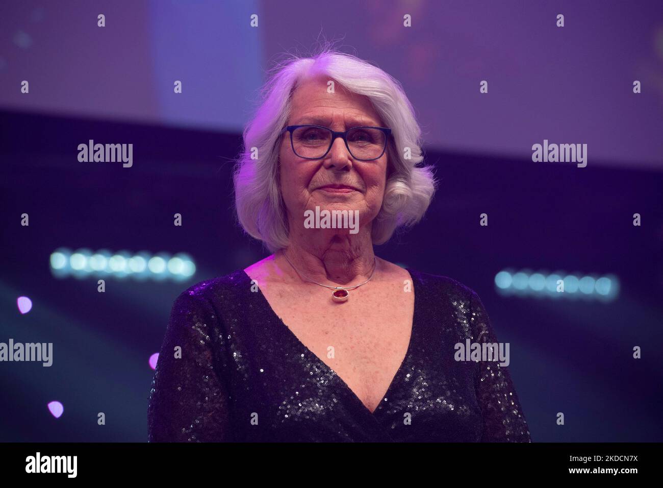 Heide ECKER-ROSENDAHL, riceve il Premio Pegasos 'Leggende dello Sport', 40th pallina tedesca per la stampa sportiva nella Vecchia Opera Francoforte, 5th novembre 2022. Foto Stock