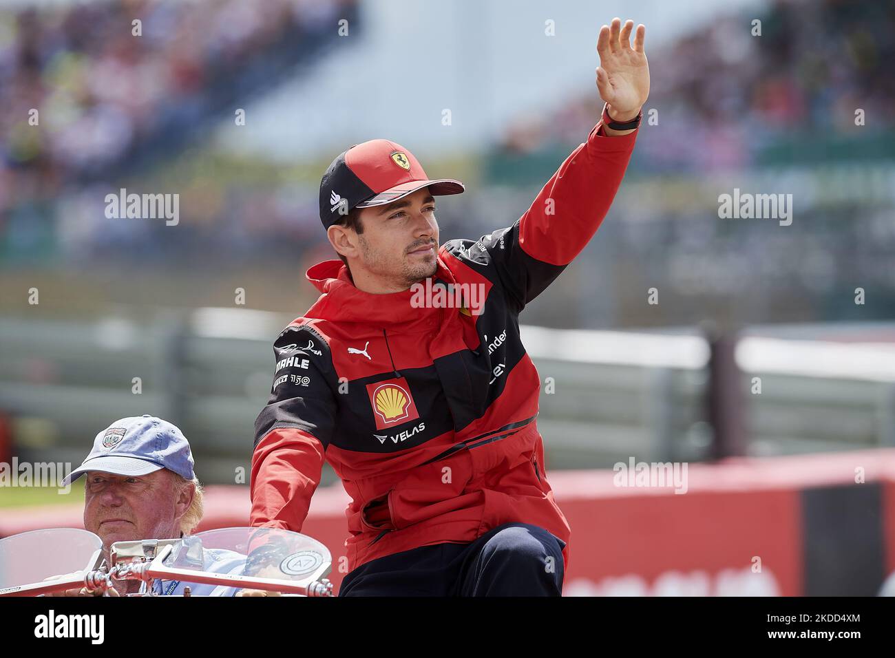Charles Leclerc di Monaco Ferrari durante la gara del Gran Premio di Gran Bretagna F1 a Silverstone il 3 luglio 2022 a Northampton, Regno Unito. (Foto di Jose Breton/Pics Action/NurPhoto) Foto Stock