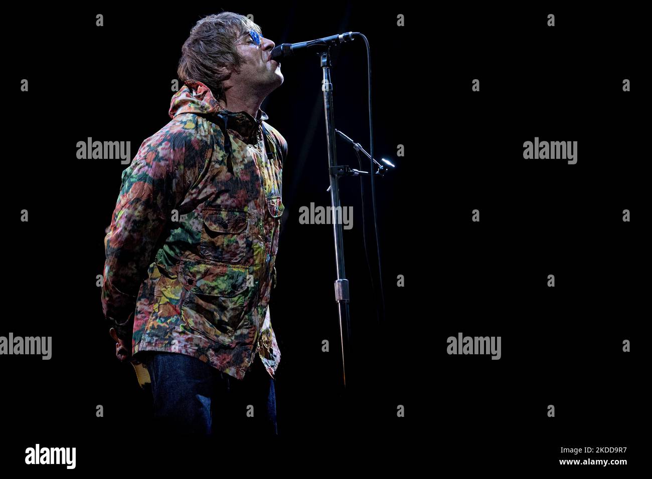 Concerto dal vivo di Liam Gallagher al Festival estivo di Lucca Luglio 6 2022 (Foto di Andrea Ripamonti/NurPhoto) Foto Stock