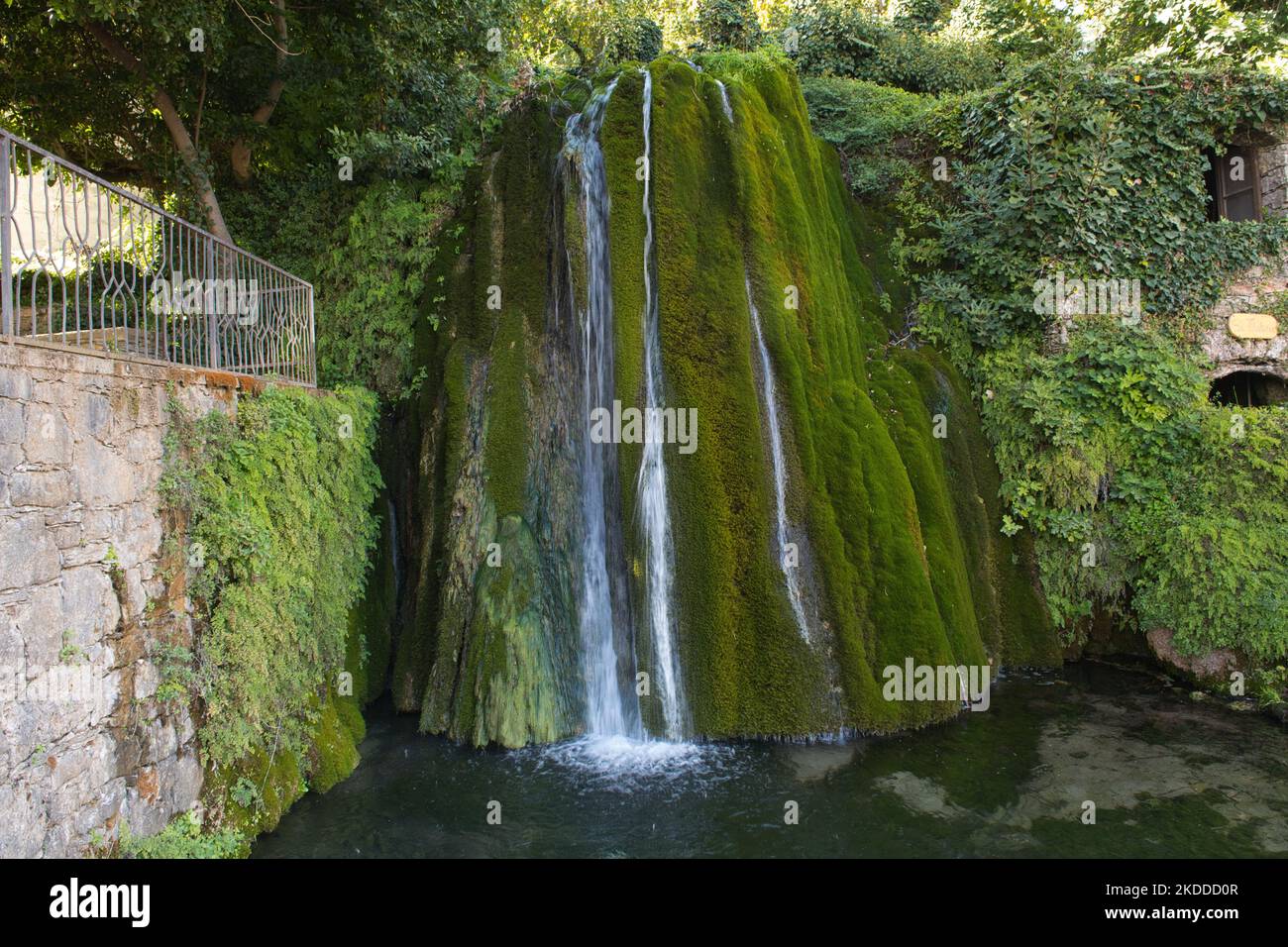 La cascata di San Valentino in Sardegna, Sadali, Italia Foto stock - Alamy