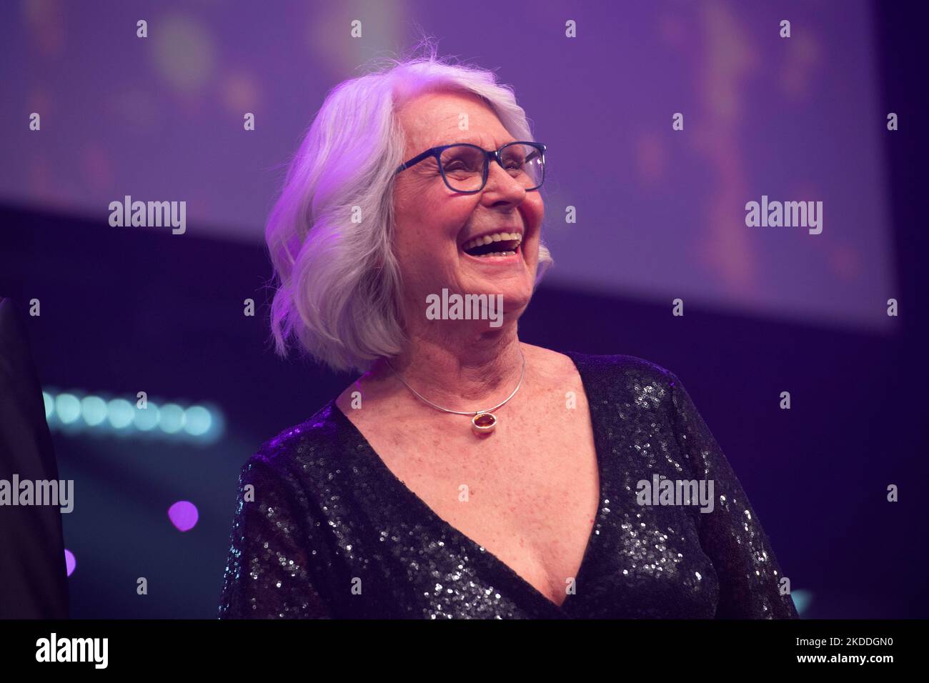 Heide ECKER-ROSENDAHL, riceve il Premio Pegasos 'Leggende dello Sport', 40th pallina tedesca per la stampa sportiva nella Vecchia Opera Francoforte, 5th novembre 2022. Foto Stock