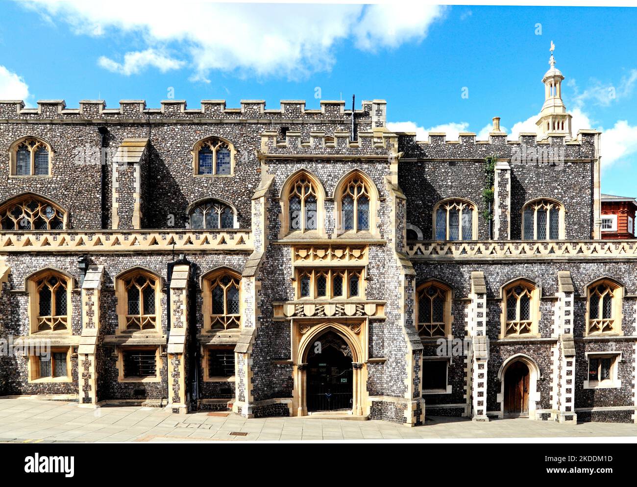 Norwich, la Guildhall, edificio medievale, architettura, Norfolk, Inghilterra, Regno Unito Foto Stock