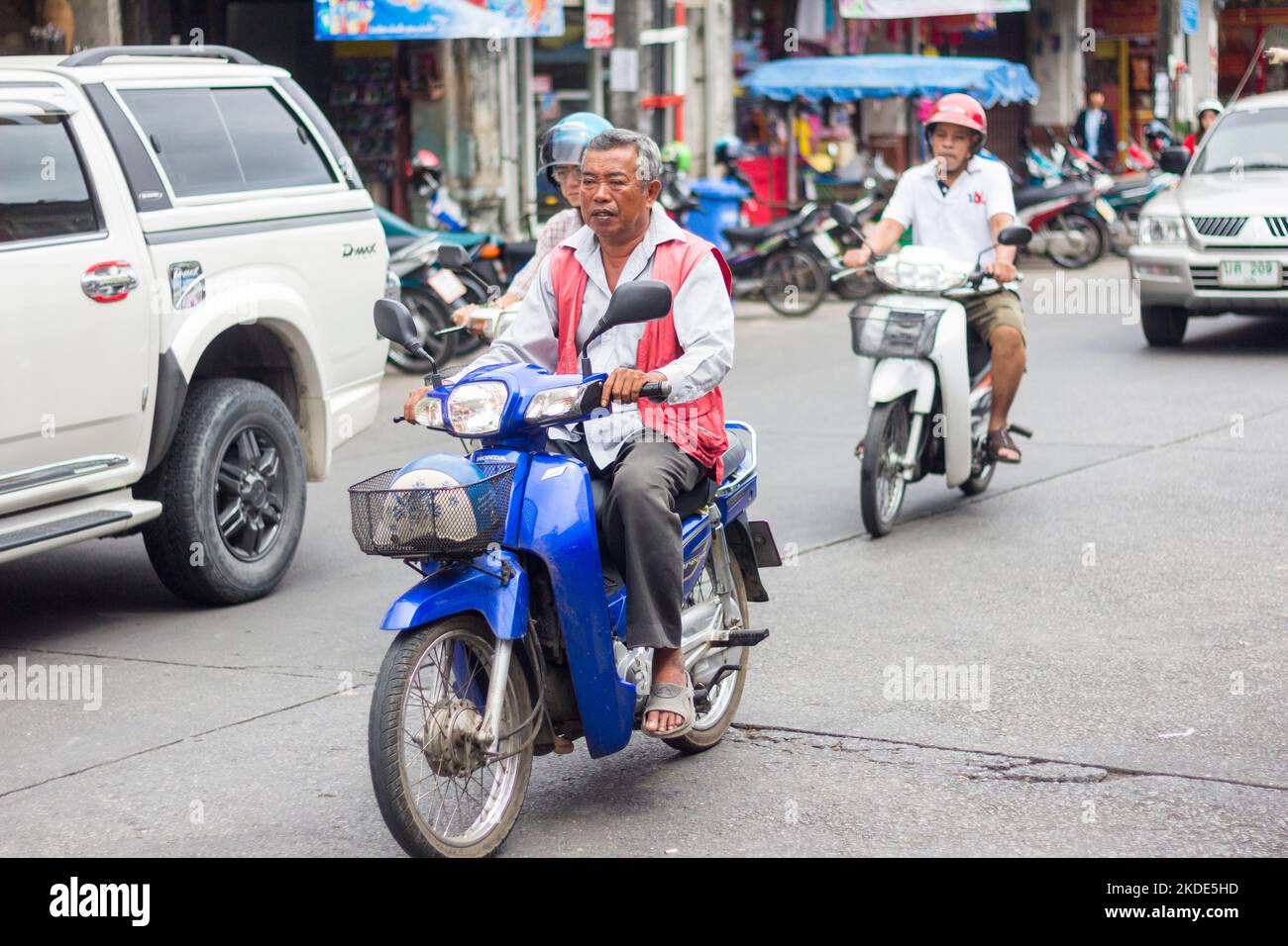 Un taxi a motore a Phuket, Thailandia Foto Stock