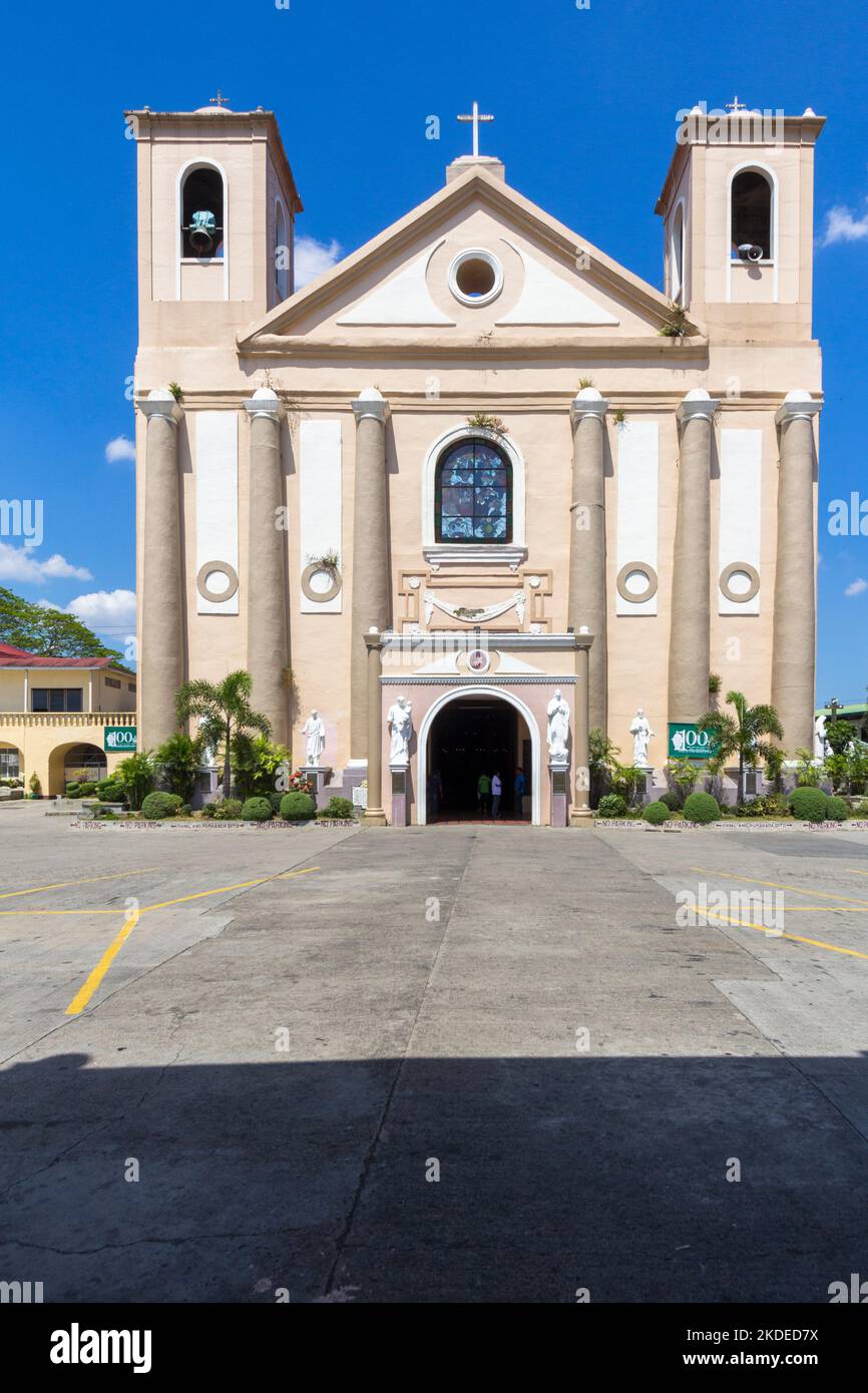 La chiesa parrocchiale di San Giacomo maggiore a Batangas, Filippine Foto Stock
