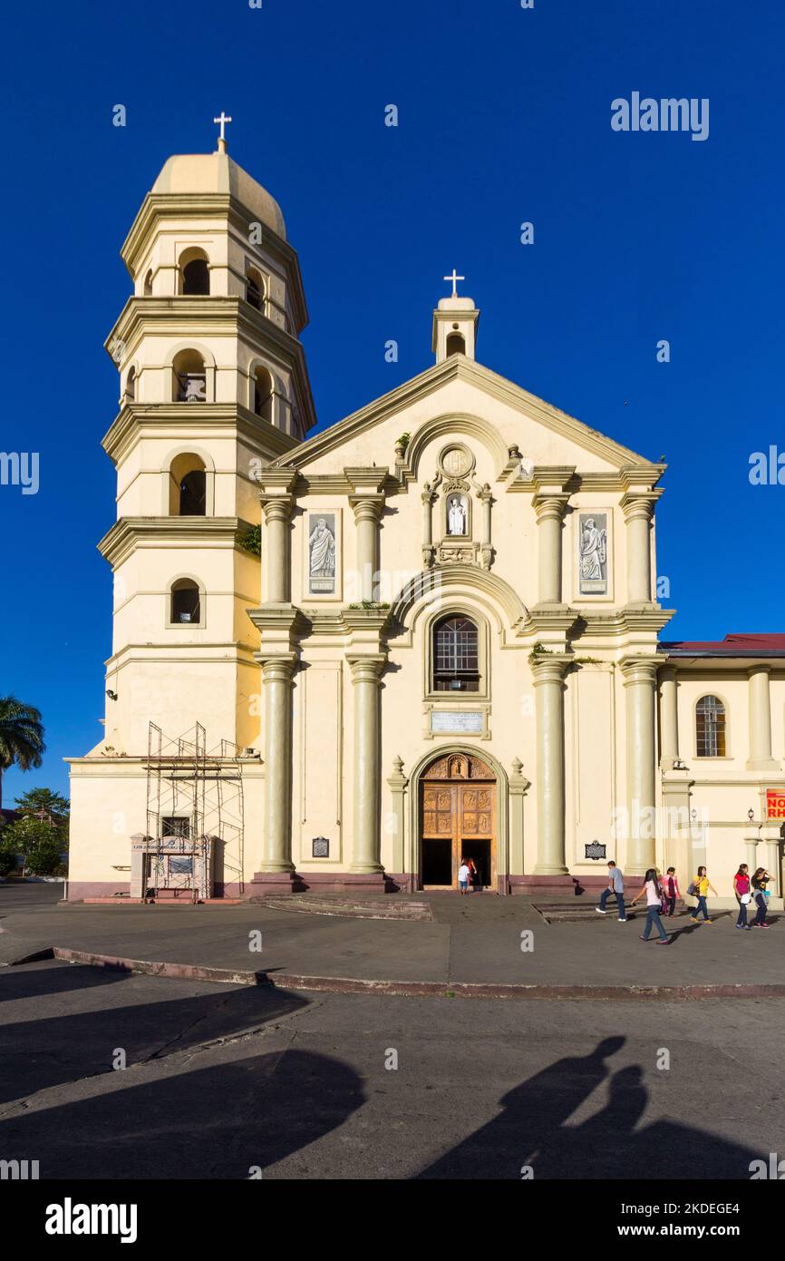 Facciata della cattedrale metropolitana di Lipa a Batangas, città Foto Stock