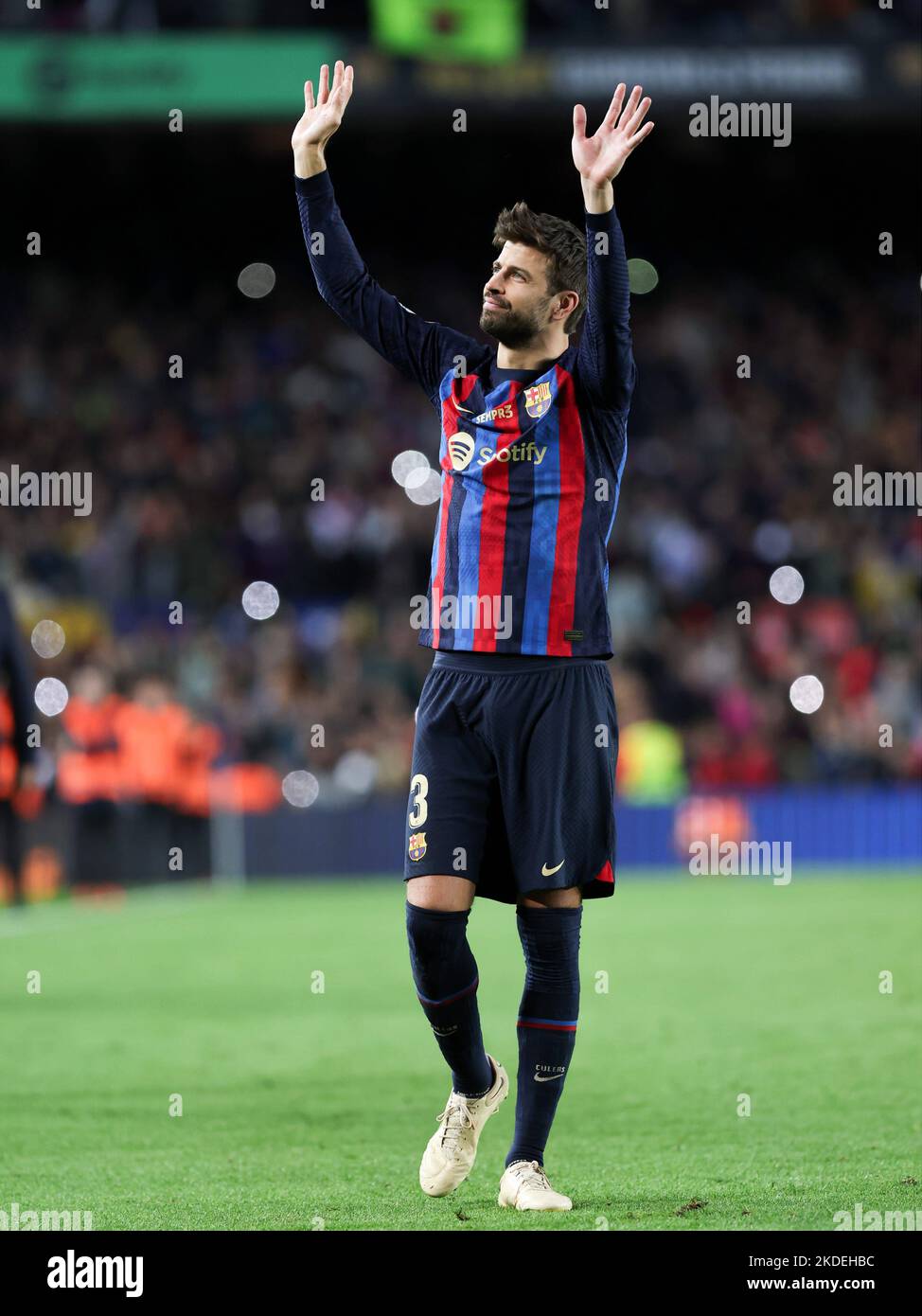 Barcellona, Spagna. 05th Nov 2022. Spagnolo la Liga Santander partita di calcio FC Barcelona vs Almeria allo stadio Camp Nou Barcellona, 05 novembre 2022 Gerard Pique 900/Cordon Press Credit: CORDON PRESS/Alamy Live News Foto Stock