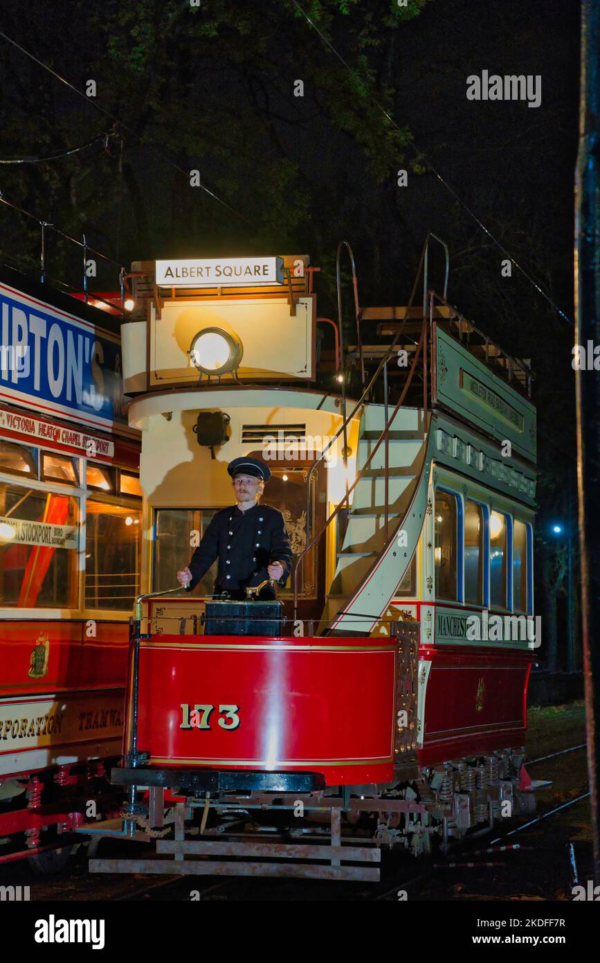 Manchester tram 173 Foto Stock