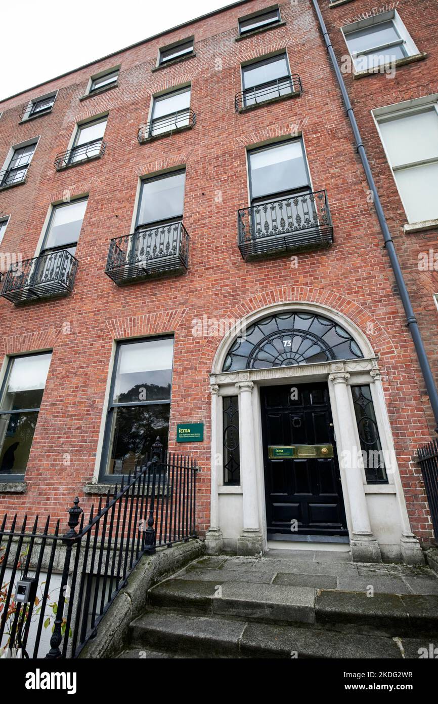 irish traditional music archive itma 73 merrion square dublino repubblica d'irlanda Foto Stock