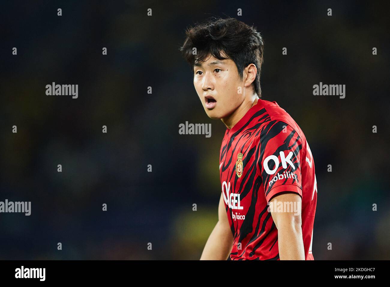 Valencia, Spagna. 06th Nov 2022. Spagnolo la Liga: Villarreal CF / RCD Mallorca . Lee Kang in di RCD Mallorca Credit: Saolab/Alamy Live News Credit: Saolab/Alamy Live News Foto Stock