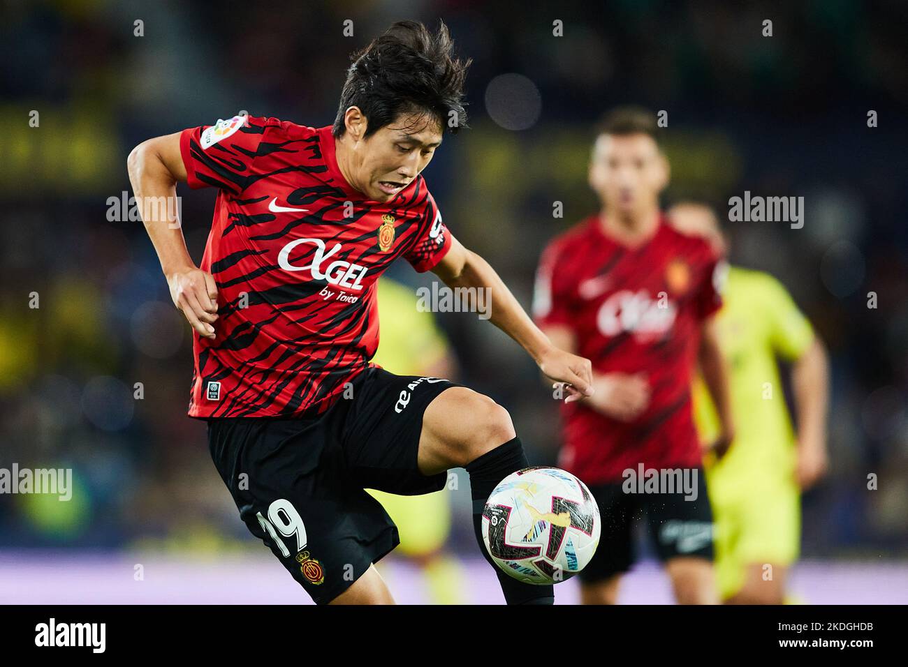 Valencia, Spagna. 06th Nov 2022. Spagnolo la Liga: Villarreal CF / RCD Mallorca . Lee Kang in di RCD Mallorca Credit: Saolab/Alamy Live News Credit: Saolab/Alamy Live News Foto Stock