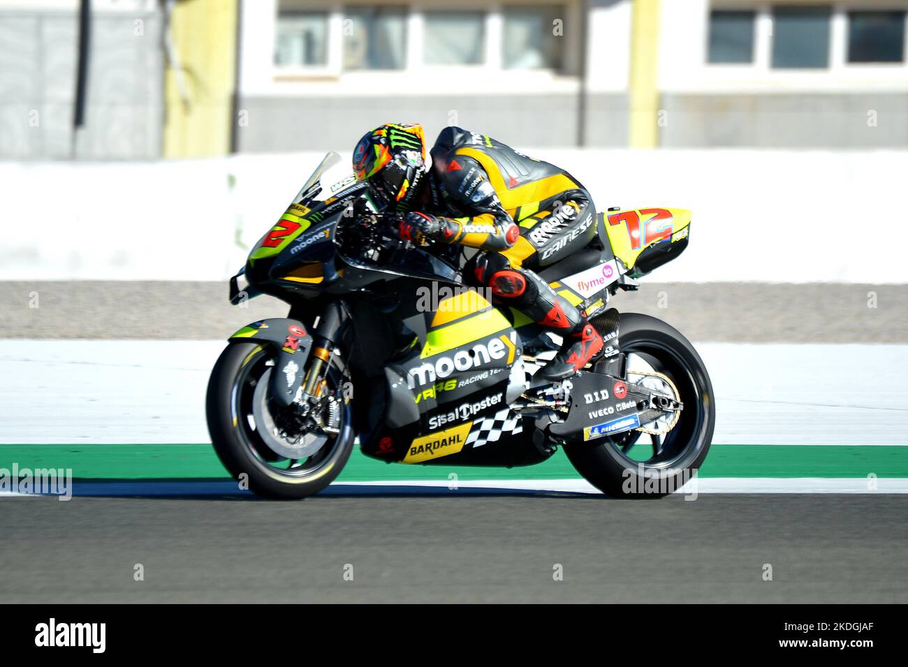 Circuito Ricardo Tormo, Valencia, Spagna, 06 novembre 2022, Marco Bezzecchi durante il Gran Premio di Spagna MitoGP 2022 - Gran Premio Motul de la Comunitat Valenciana - gara - Campionato del mondo MotoGP Foto Stock