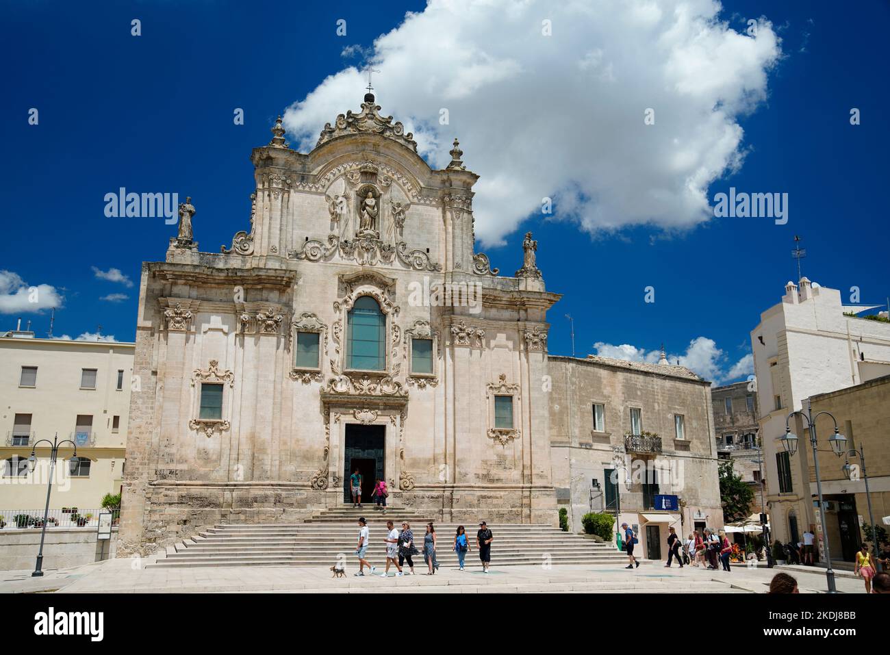 Chiesa di San Francesco d'Assisi,Piazza San Francesco d'Assisi ,Matera,Provincia Matera,Basilikata,Italientourist Foto Stock