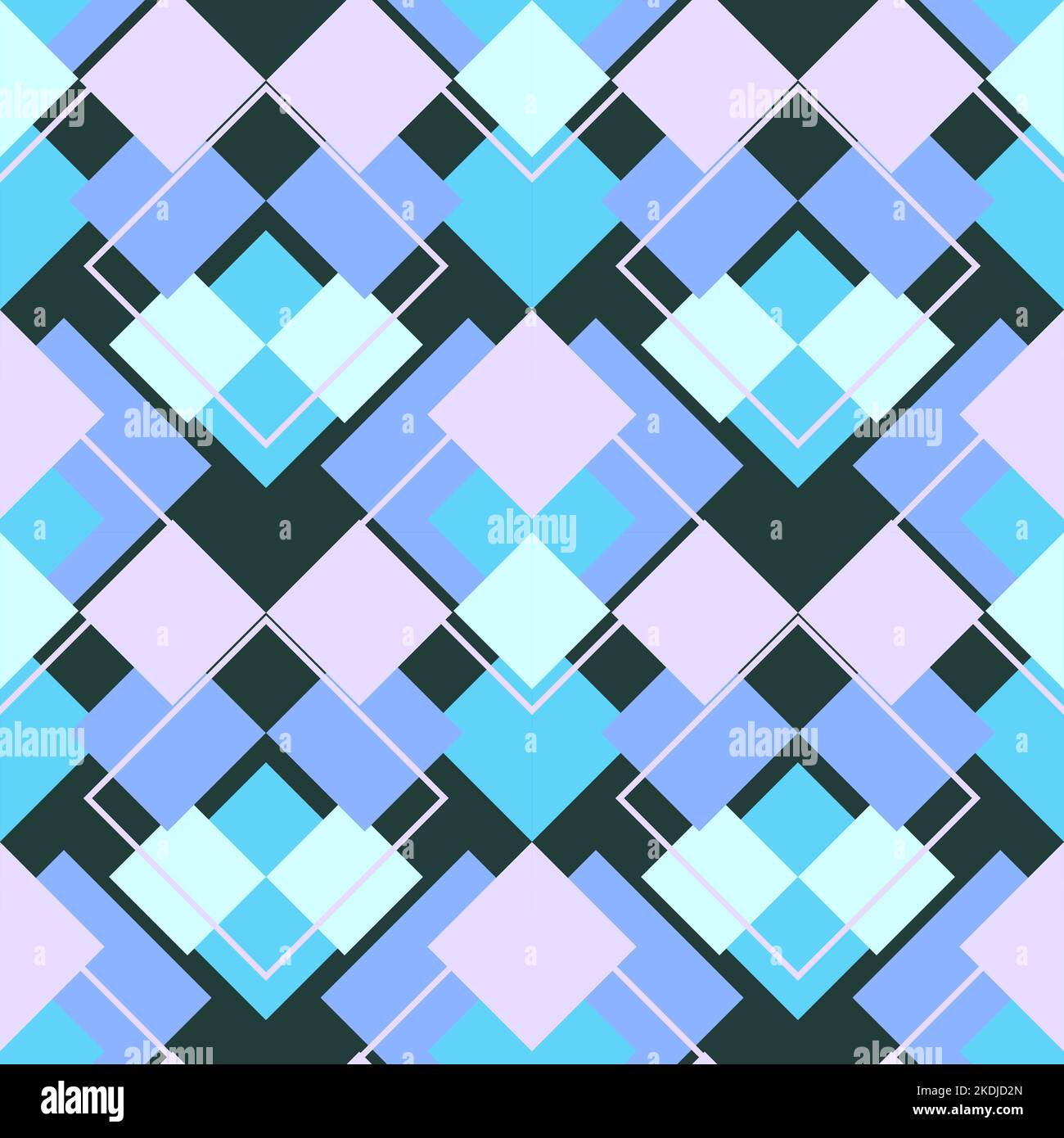 Forme geometriche disegno di ripetizione senza cuciture Foto Stock