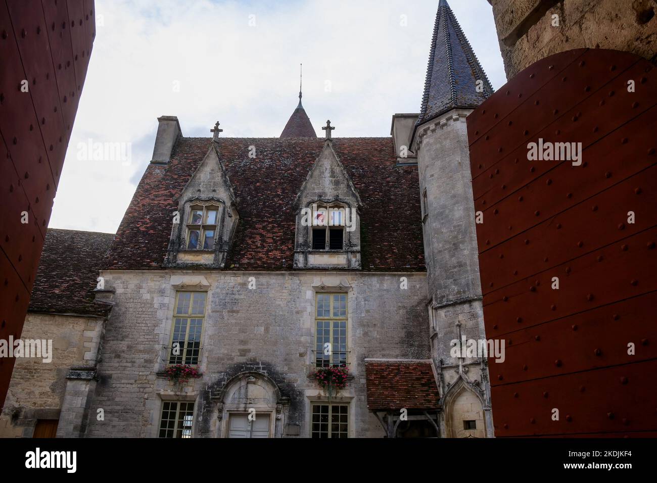 Castello di Chateauneuf, Châteauneuf-en-Auxois, Cote d'Or, Borgogna, Francia Foto Stock