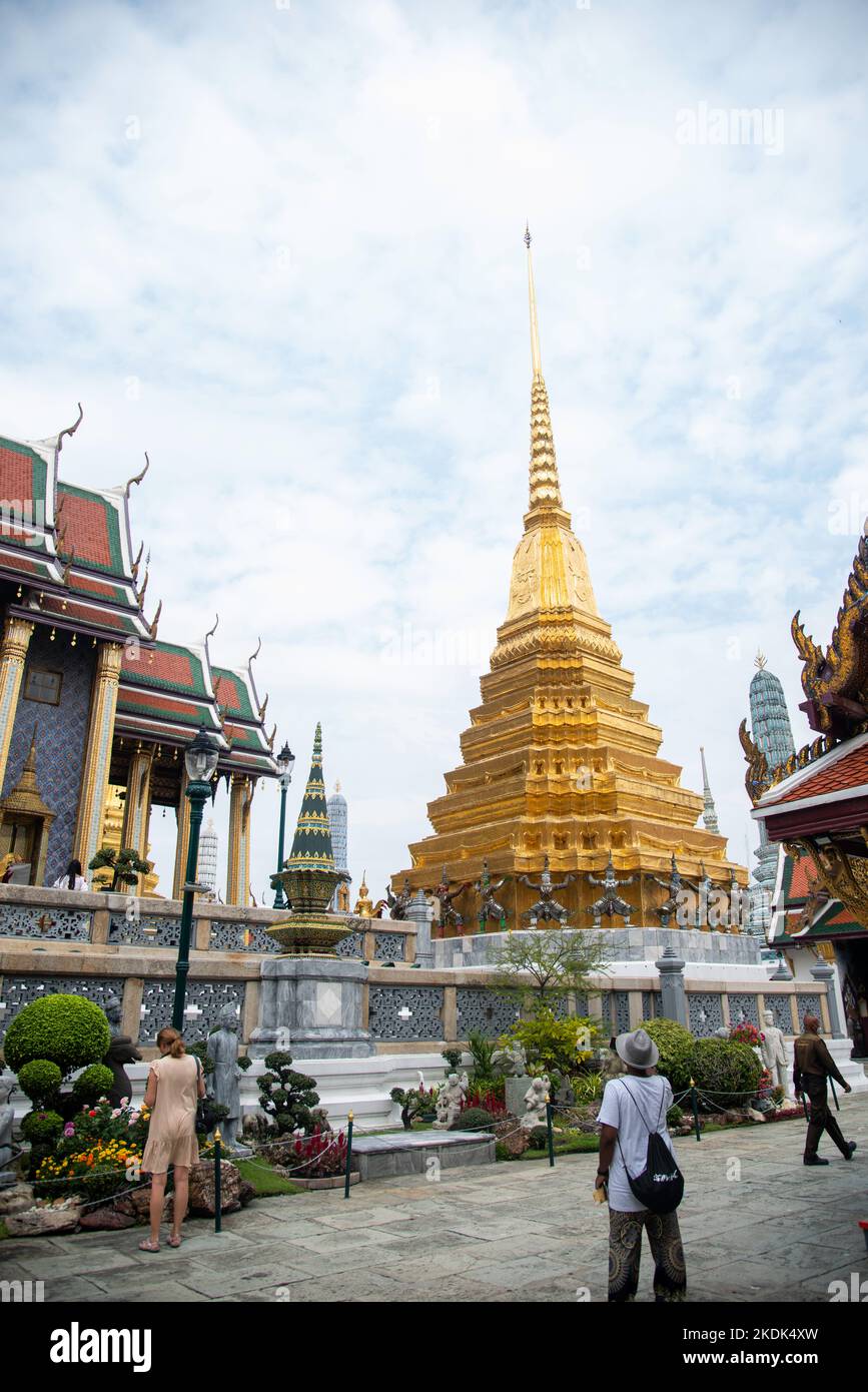 capitale di bangkok de taimandia el gran palacio 08-11-2022 Foto Stock