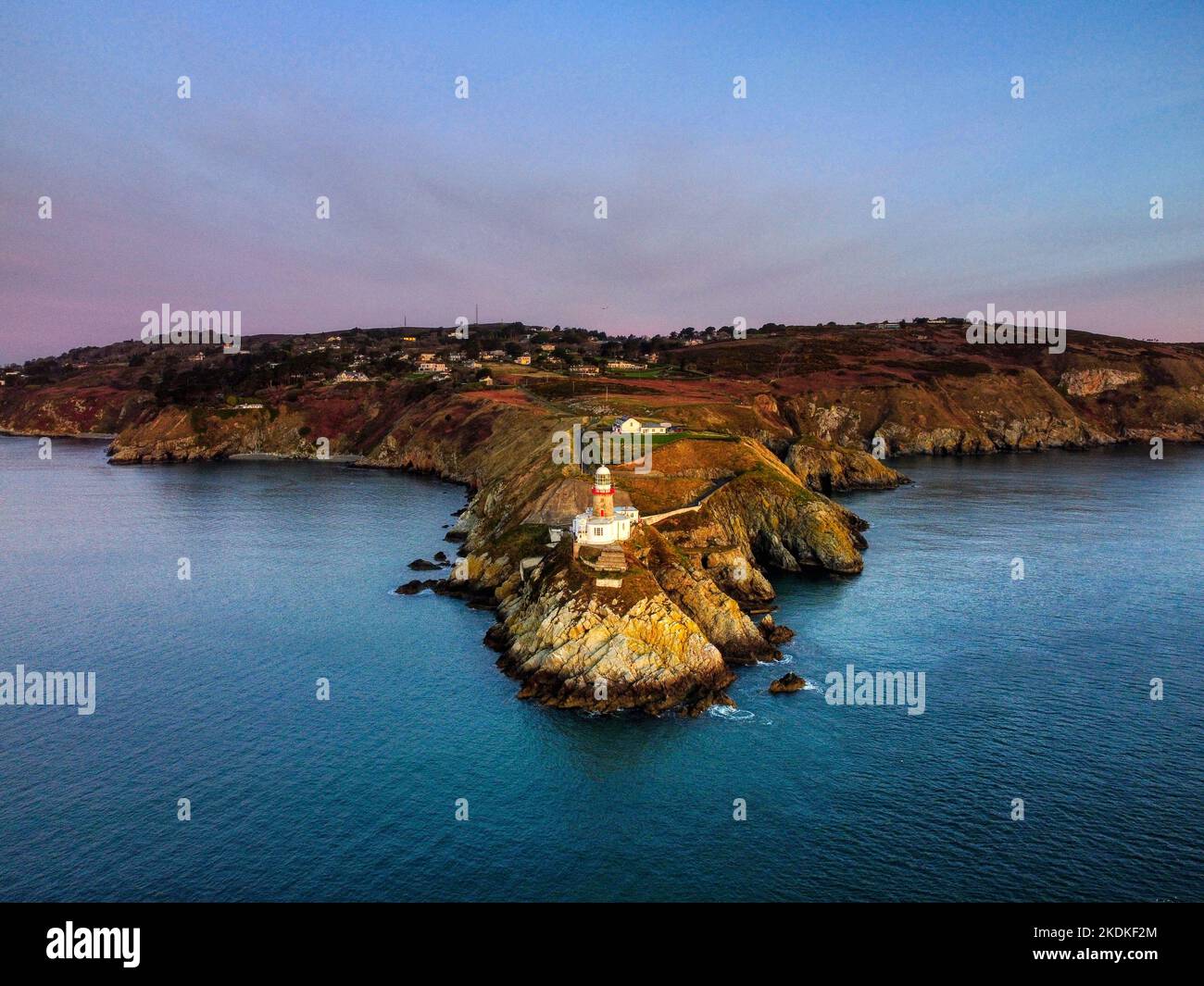 Il faro di Baily all'alba Foto Stock
