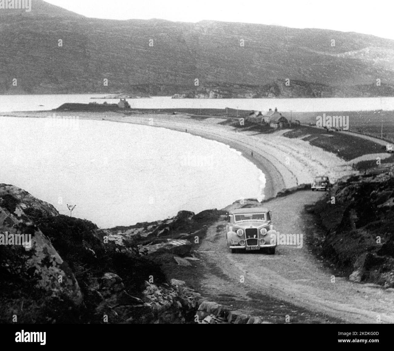 1938 Delage D6-70 sul rally scozzese 1938 Foto Stock