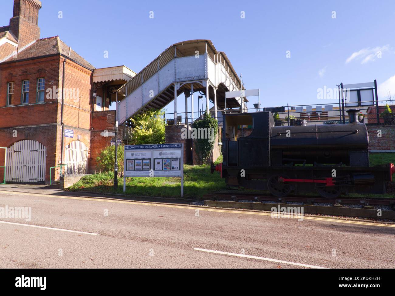 Stazione ferroviaria di Chappel e sveglia Colne in Essex sulla linea Gainsborough, una linea di diramazione tra Marks Tey e Sudbury. Foto Stock