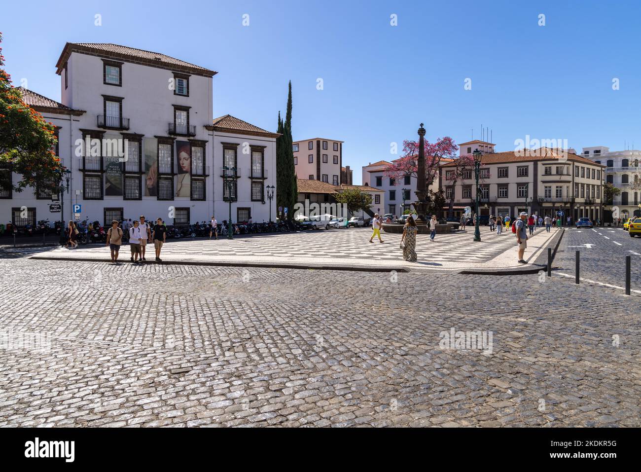 Praia do Município, Funchal, Madeira, Portogallo. Foto Stock