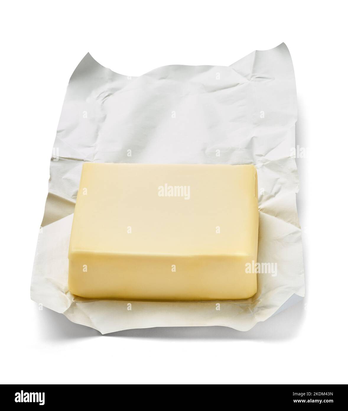 burro ingrediente alimentare latte colazione grasso prodotto margarina blocco giallo latte fresco colesterolo cottura Foto Stock