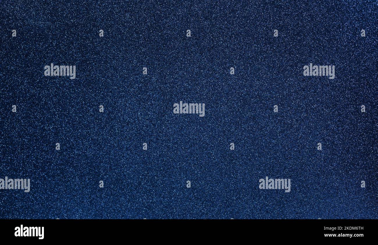 Sfondo blu brillante per i temi di Natale. Carta Foto Stock