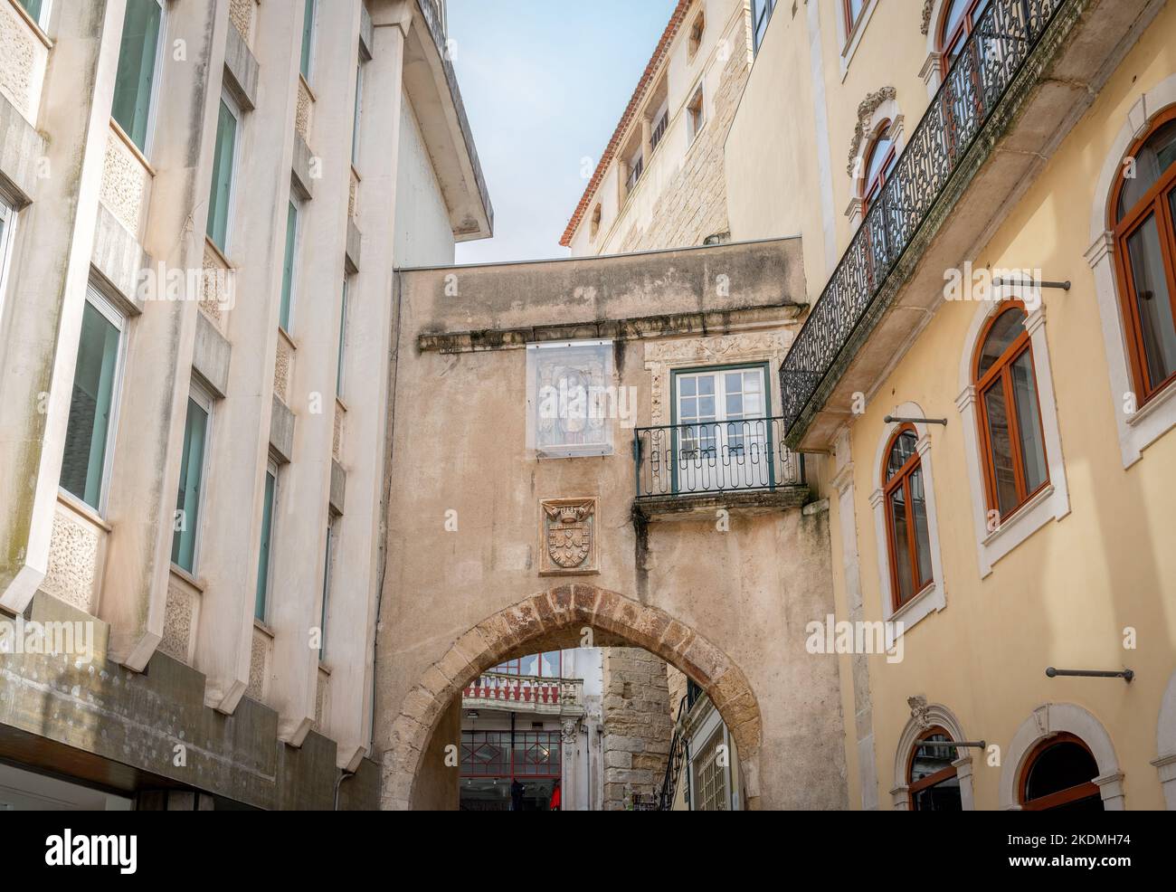 Barbican Gate - Coimbra, Portogallo Foto Stock