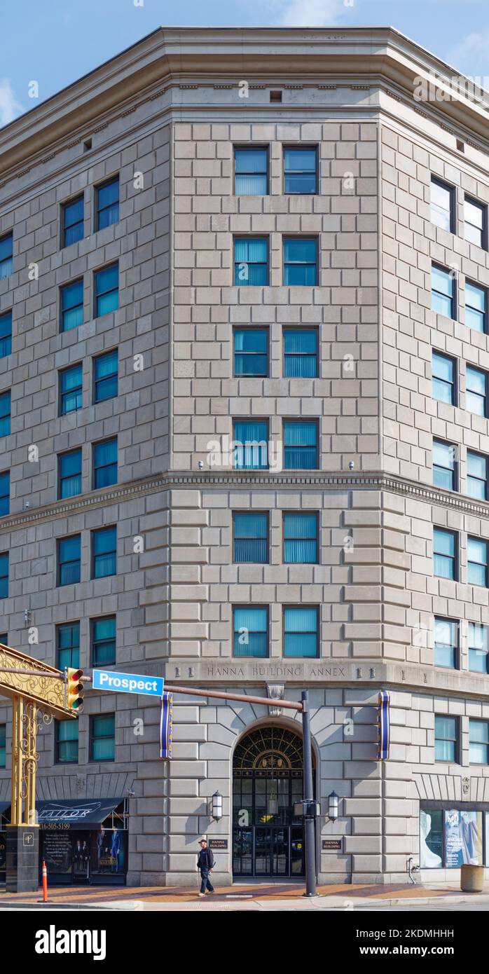 Hanna edificio annesso, ora le residenze di Hanna appartamenti. Foto Stock