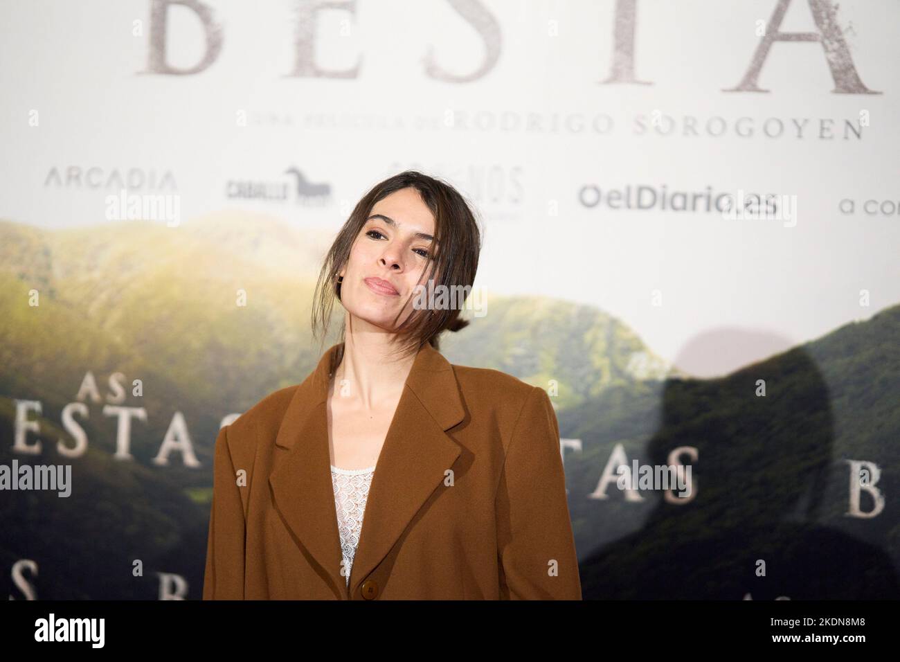 7 novembre 2022, Madrid, Madrid, Spagna: Claudia Traisac partecipa alla Premiere 'As Bestas' al Verdi Cinema il 7 novembre 2022 a Madrid, Spagna (Credit Image: © Jack Abuin/ZUMA Press Wire) Foto Stock