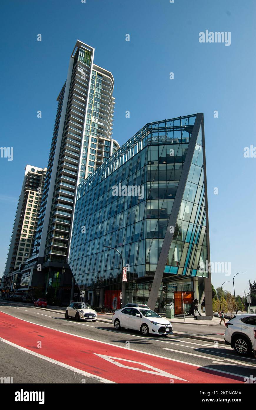 G&F Financial Group Building su Kingsway, Burnaby, British Columbia, Canada Foto Stock