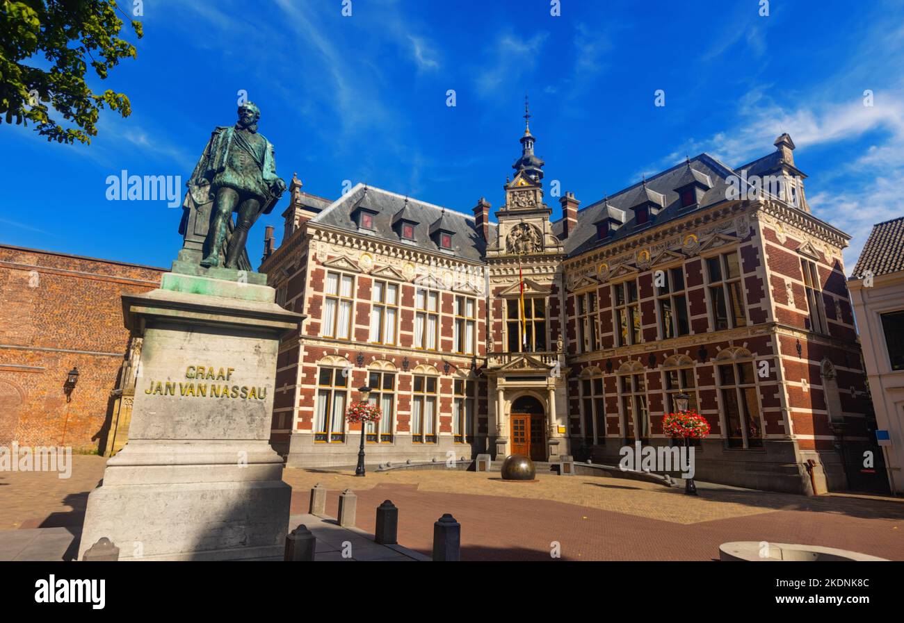 Juan VI de Nassau e Utrecht University Hall Foto Stock