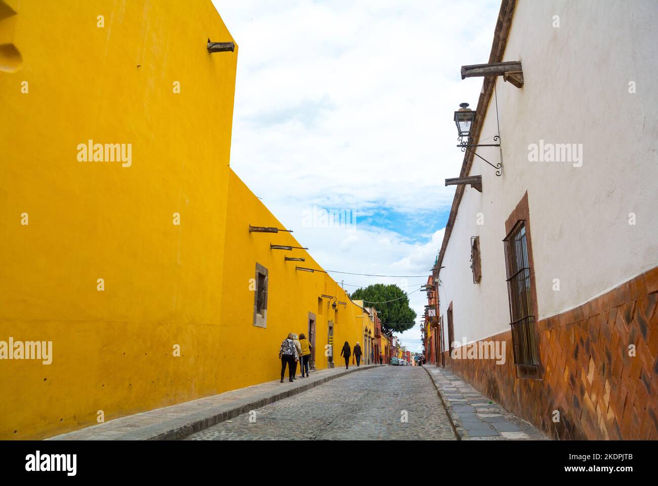 San Miguel de Allende, Guanajuato, Messico, paesaggio urbano del giorno Foto Stock