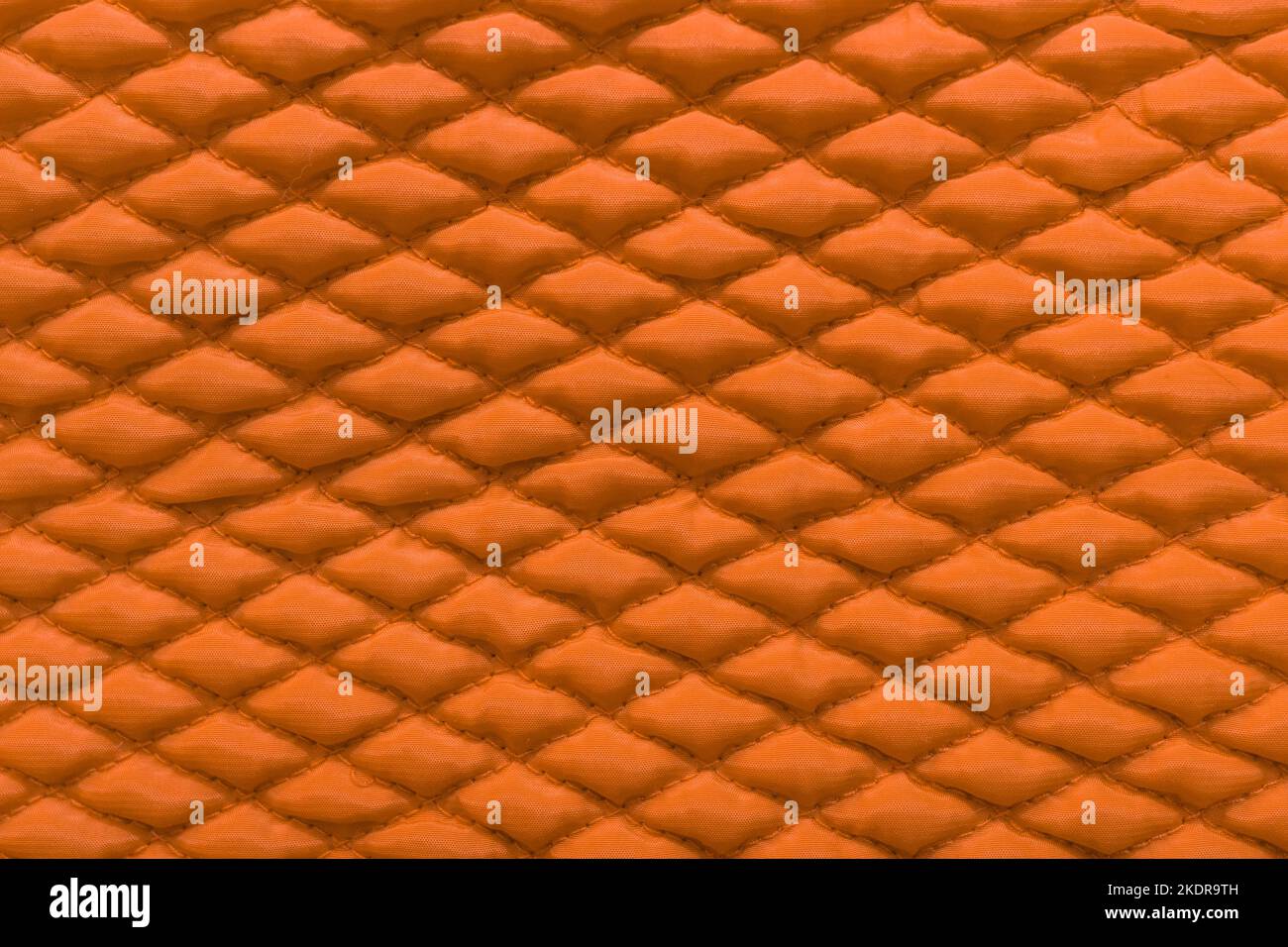 Rombo rombo motivo arancio geometria astratto disegno struttura moderno senza cuciture sfondo. Foto Stock