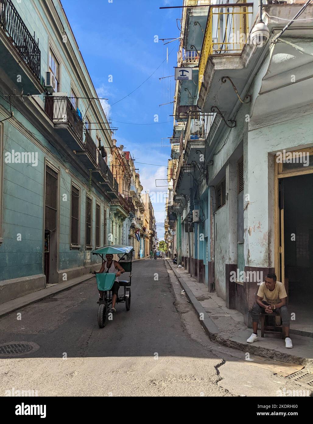 Le strade dell'Avana, Cuba Foto Stock