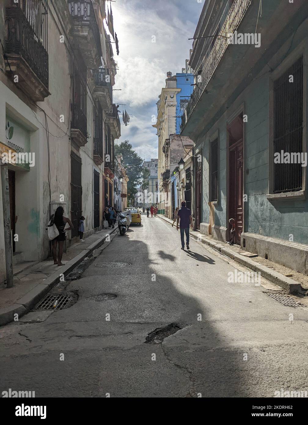 Vecchie strade di l'Avana, Cuba Foto Stock