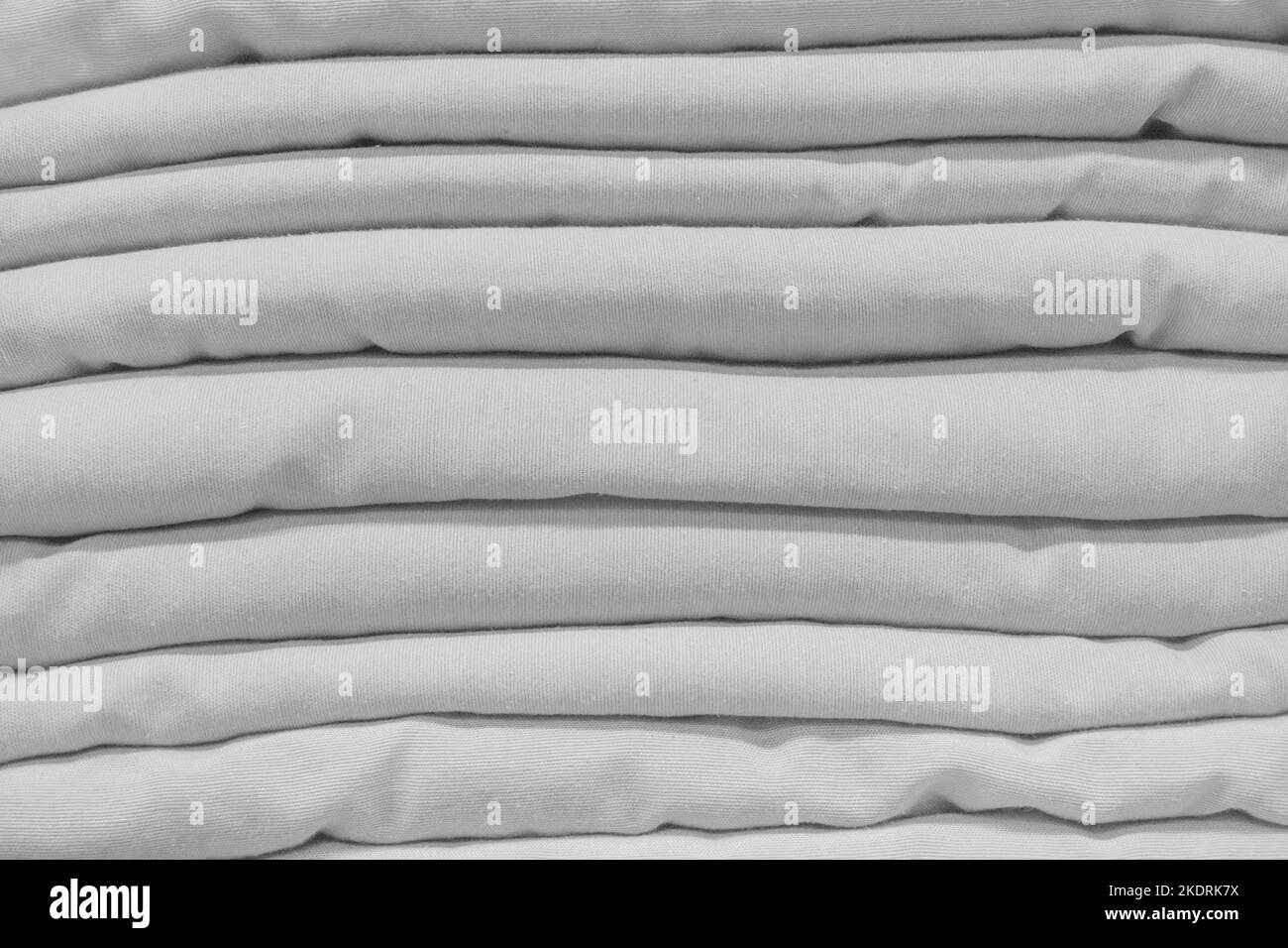 Tessuto grigio bianco materiale colore tessuto oggetto vintage campione di sfondo design. Foto Stock