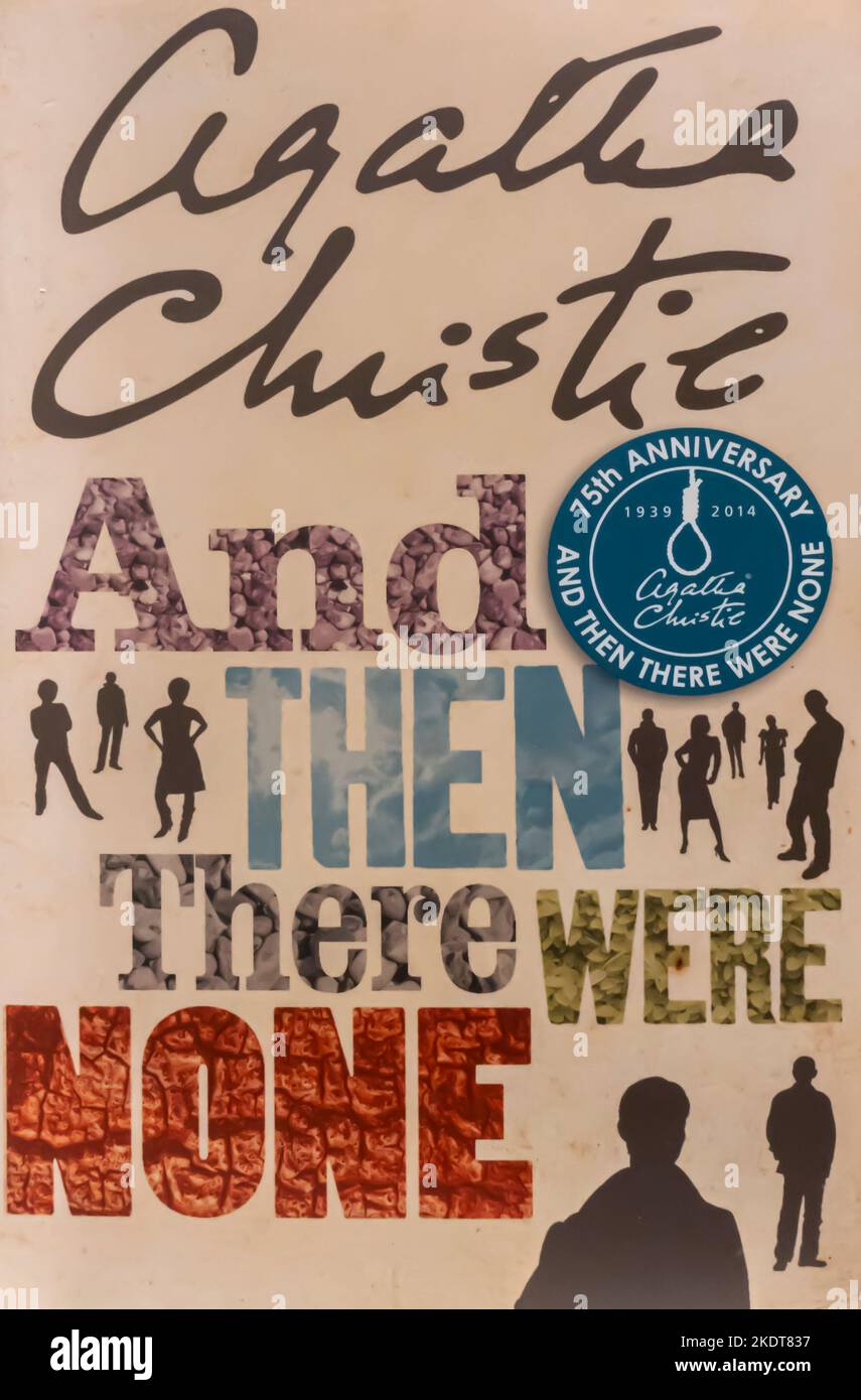 E poi c'era None - un romanzo misterioso della scrittrice inglese Agatha Christie. 1939 Foto Stock