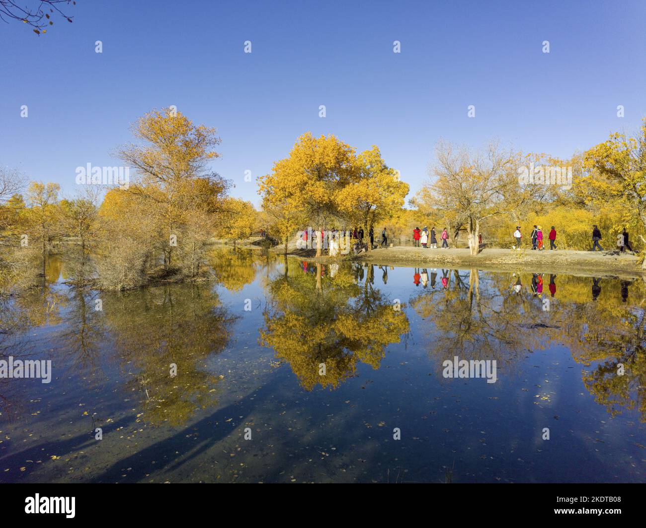 Jiuquan in iminqak jinta nel mese di ottobre Foto Stock