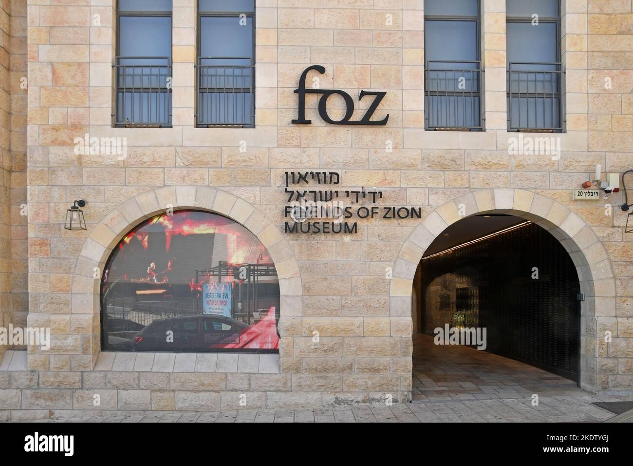 Museo degli amici di Sion, Gerusalemme, Israele Foto Stock